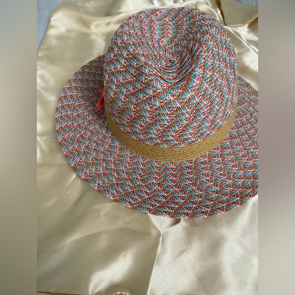 Multicolor straw hat - Picture 4 of 11